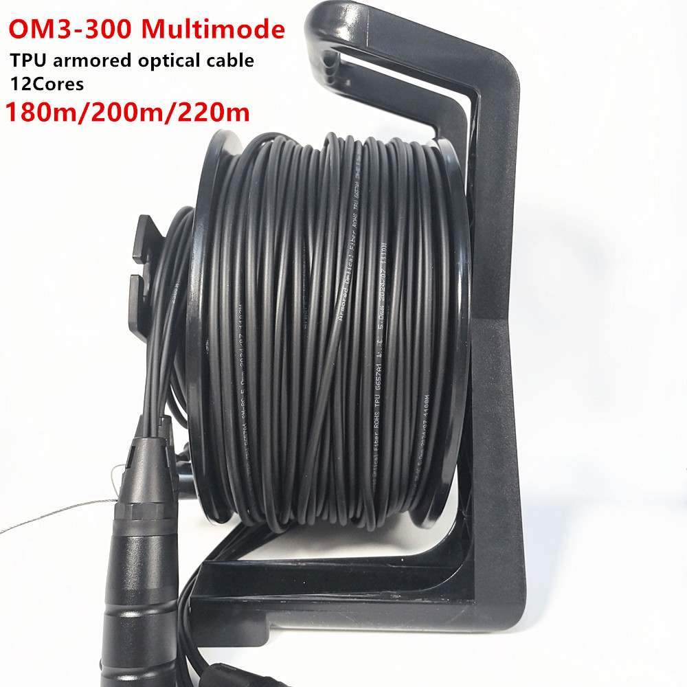 Reel Cover - Multimodale OM3, 12 core, cavo in