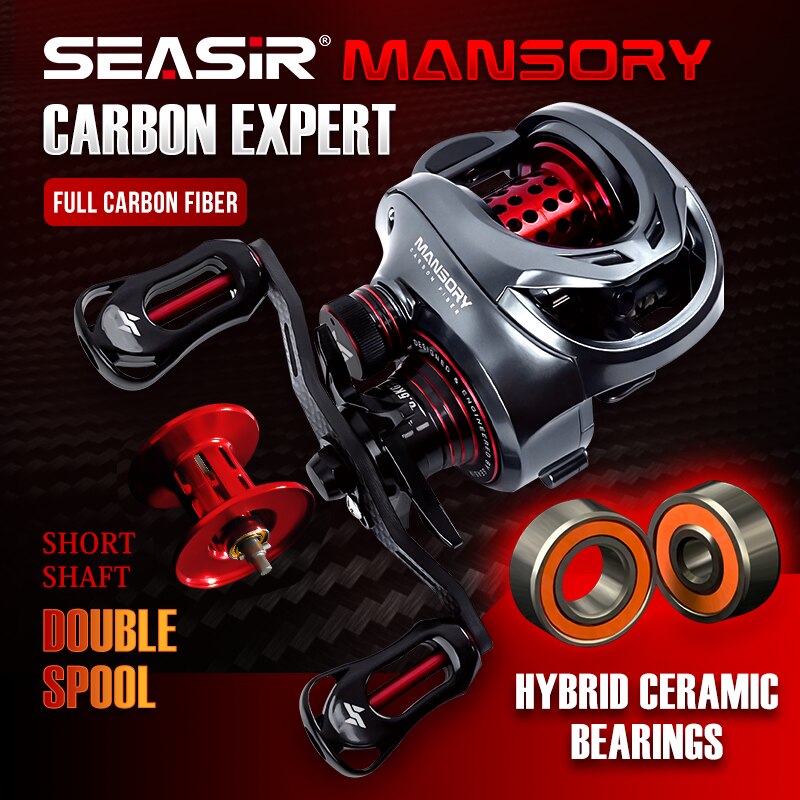 Ice Fishing Reel - Seasir Mansory Mulinello da pesca Baitcasting