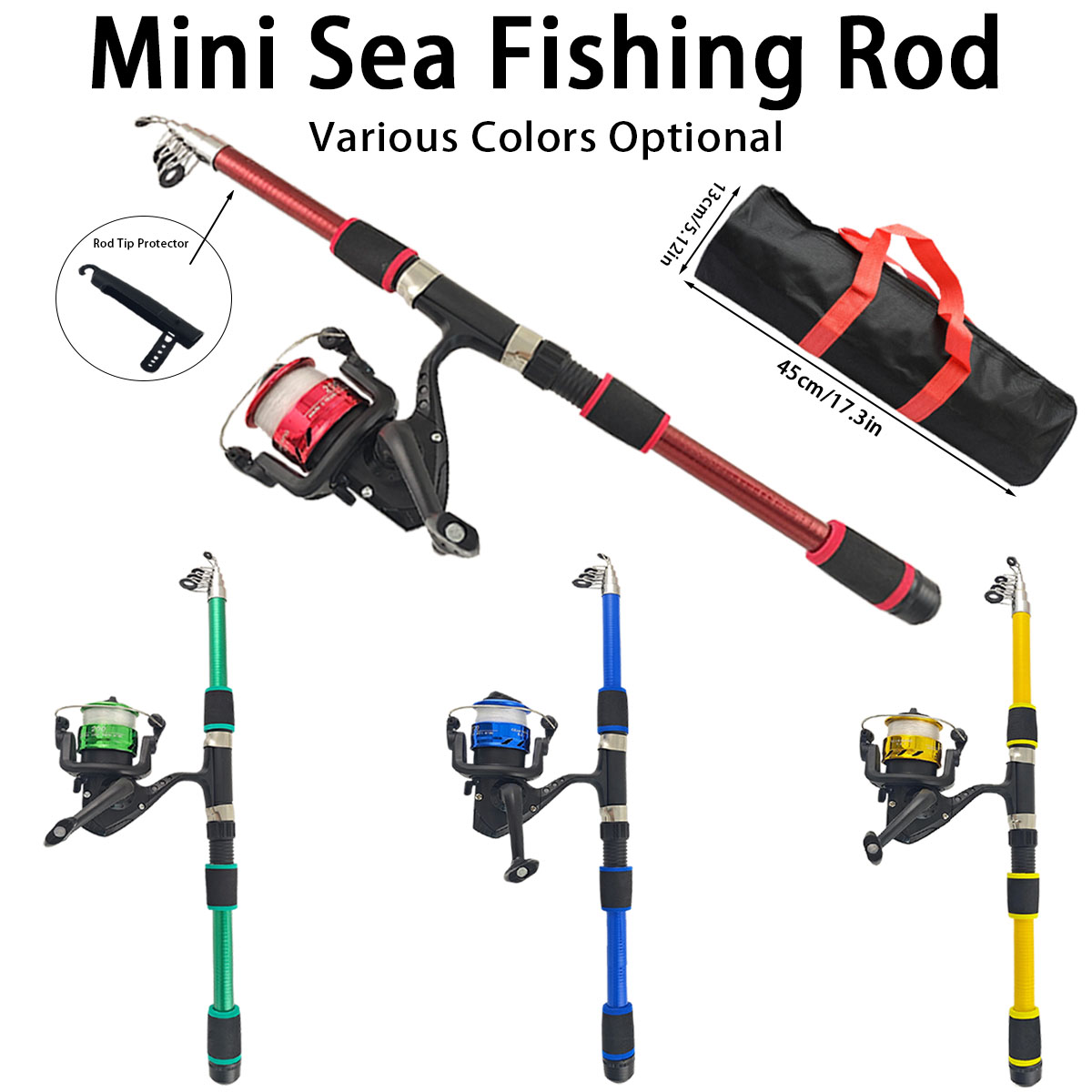 Reel Bag - Mini Canna da Pesca Telescopica con