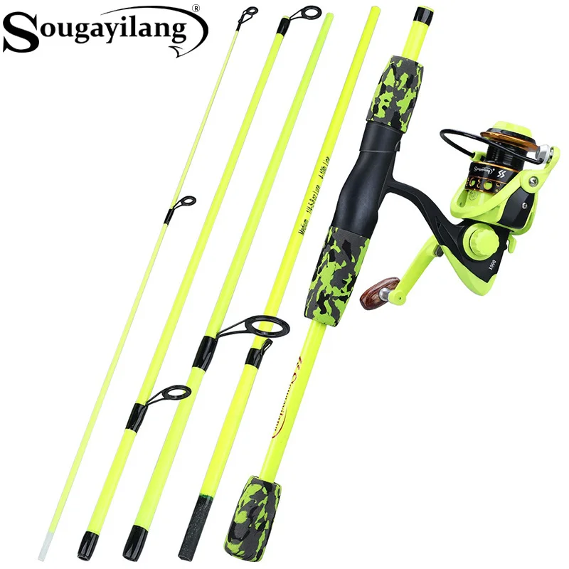 Spincast Reel - Sougayilang Set Canna da Pesca Portatile