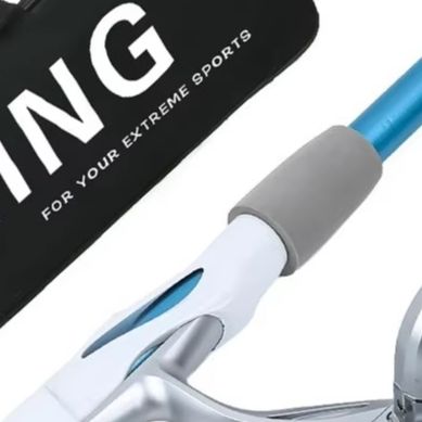 Reel Bag - Canna da pesca blu e bianca