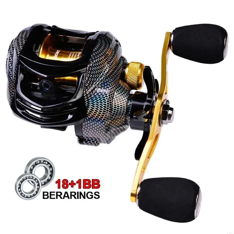 Baitcasting Reel - Mulinello da baitcasting 652F con 18+1
