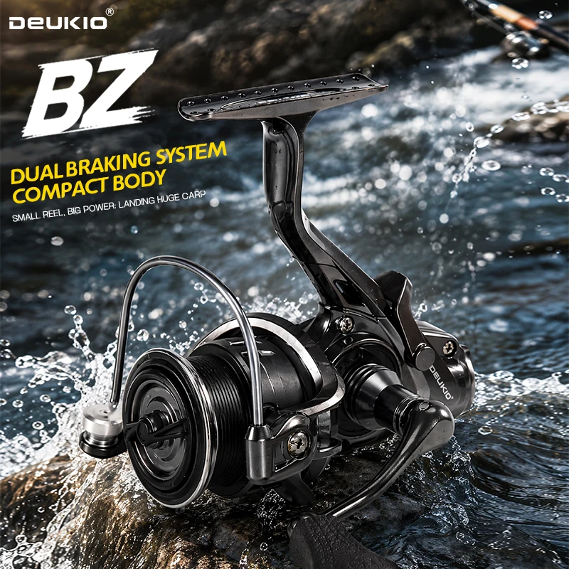 Ice Fishing Reel - DEUKIO Mulinello da Pesca Spinning con