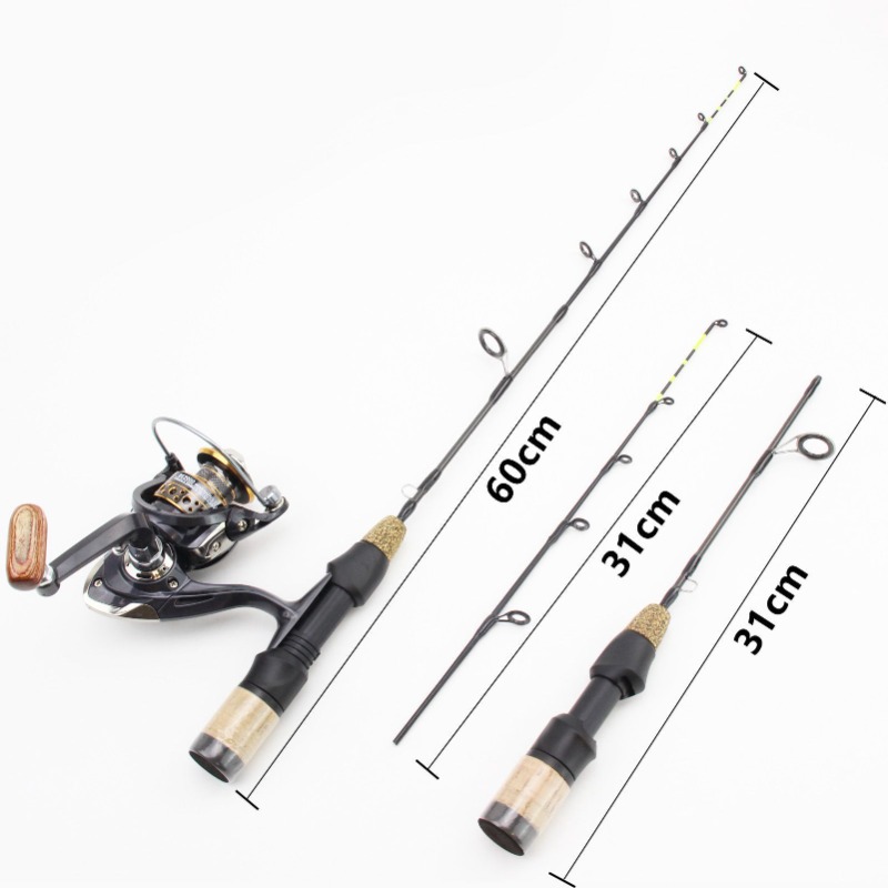 60 centimetri 2 Punte Rod Reel - Ice Fishing Reel recensione e prezzo