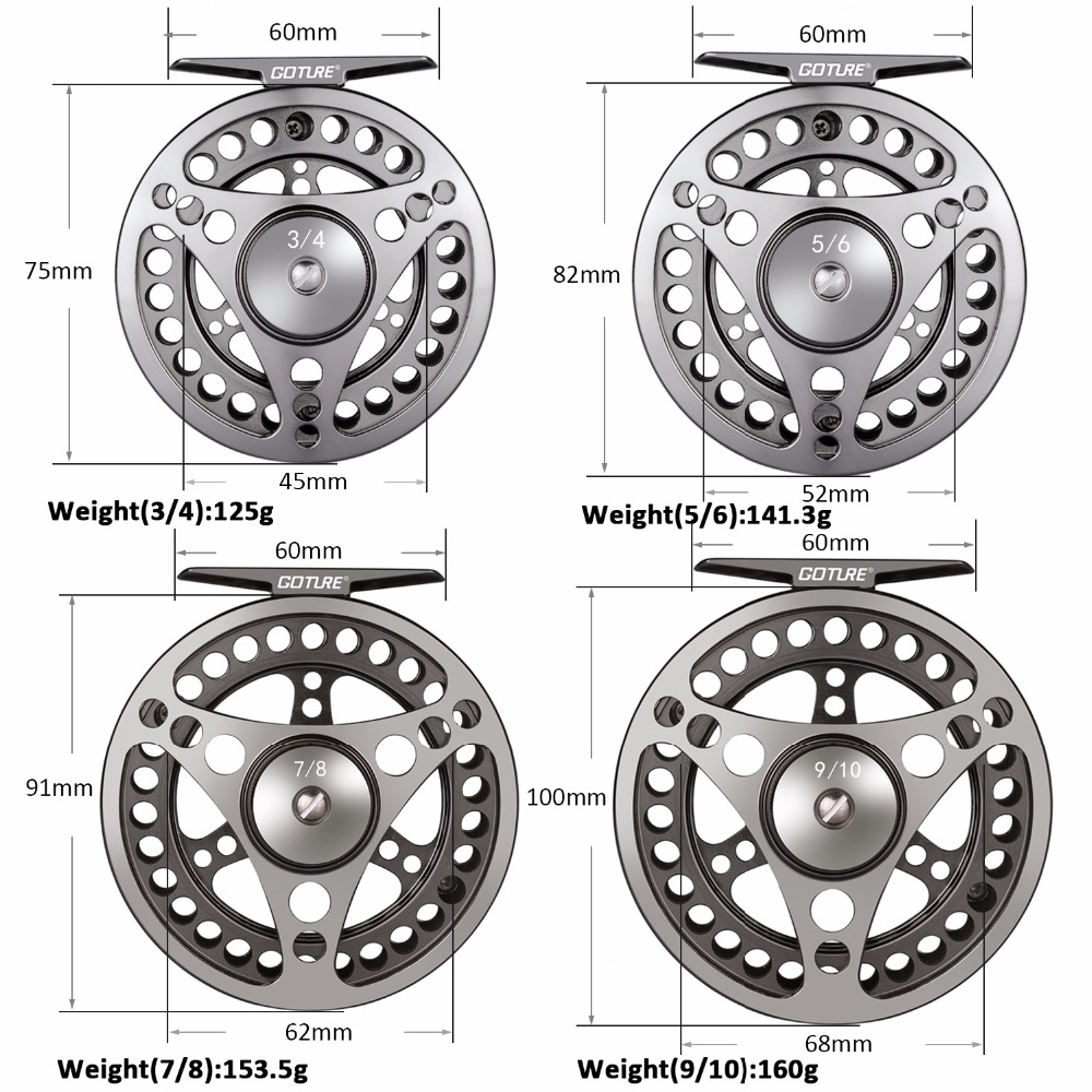 Goture Mulinello da pesca a mo - Reel Spare Spool recensione e prezzo