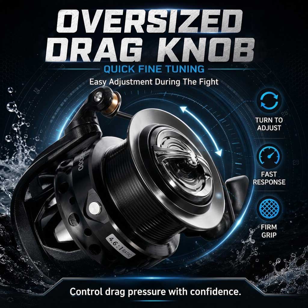 Mulinello da spinning SAMOLLA  - Reel Drag Knob recensione e prezzo